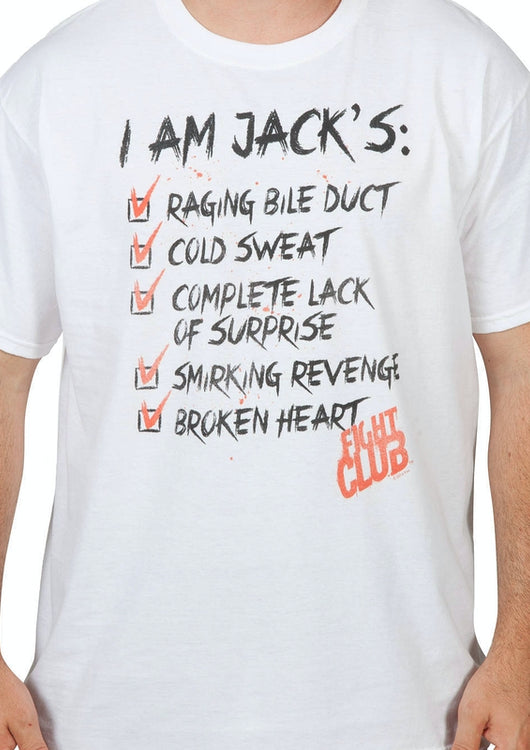I Am Jacks Fight Club Shirt - main product image