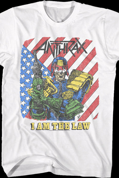 I Am The Law Anthrax T-Shirtmain product image