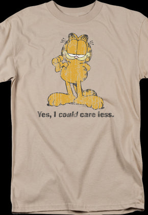I Could Care Less Garfield T-Shirt