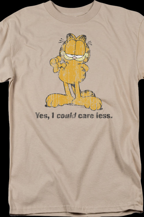 I Could Care Less Garfield T-Shirtmain product image