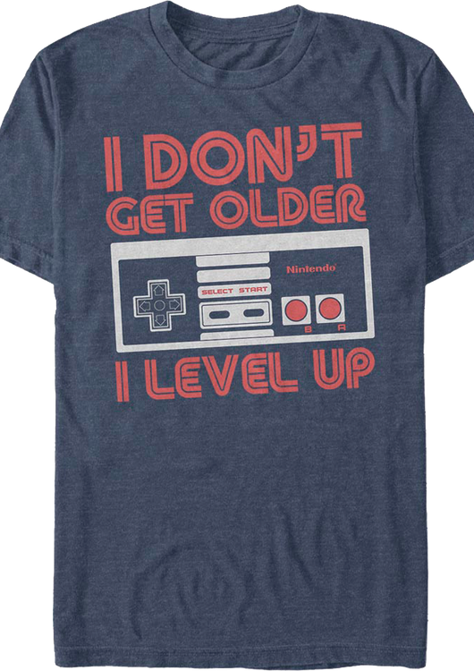 I Don't Get Older I Level Up Nintendo T-Shirt - main product image