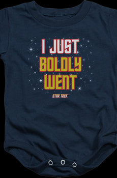 I Just Boldly Went Star Trek Infant Snapsuit