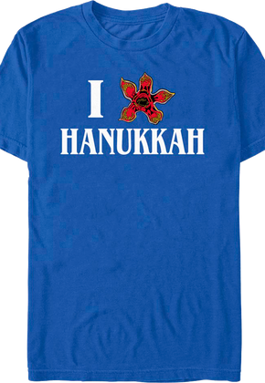 I Love Hanukkah Stranger Things T-Shirt