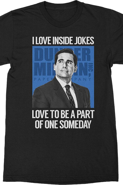 I Love Inside Jokes The Office T-Shirtmain product image