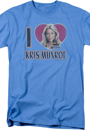 I Love Kris Munroe Charlie's Angels T-Shirt