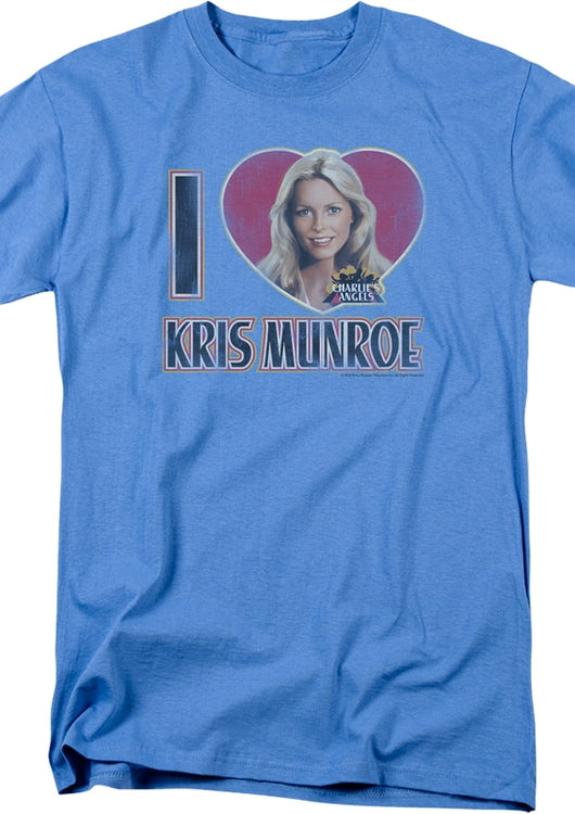 I Love Kris Munroe Charlie's Angels T-Shirt - main product image