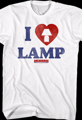 I Love Lamp Anchorman T-Shirt