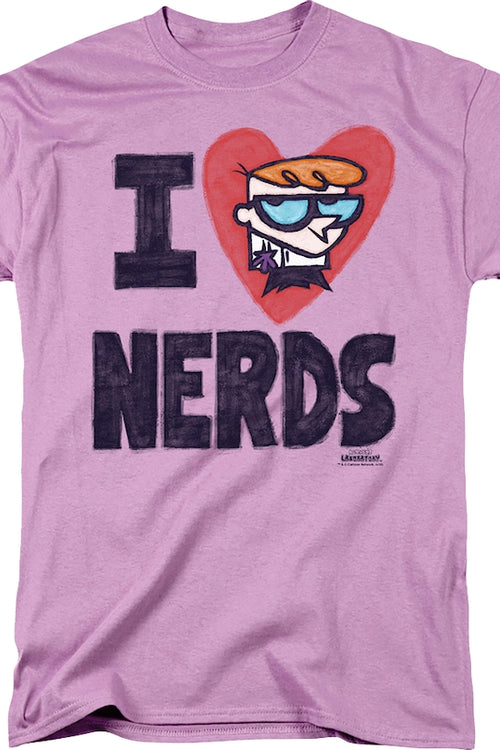 I Love Nerds Dexter's Laboratory T-Shirtmain product image