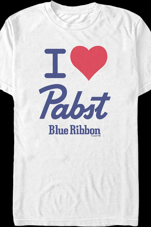I Love Pabst T-Shirtmain product image