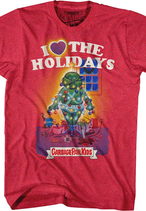 I Love The Holidays Garbage Pail Kids T-Shirt