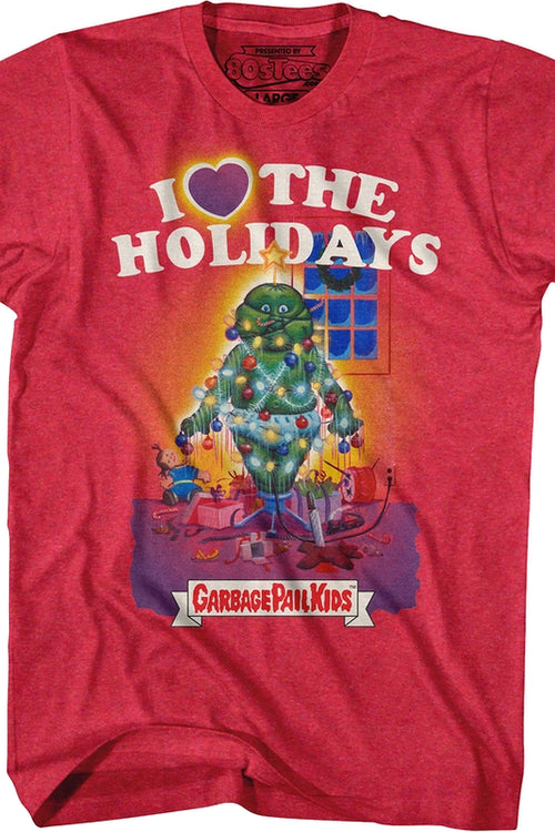 I Love The Holidays Garbage Pail Kids T-Shirtmain product image