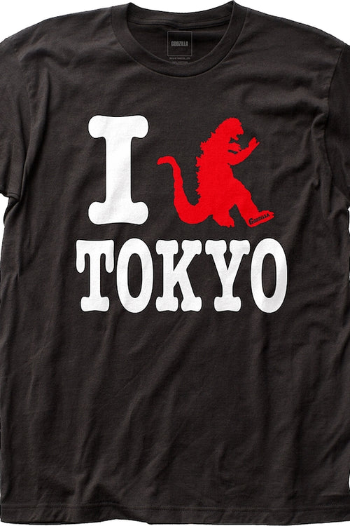 I Love Tokyo Godzilla T-Shirtmain product image