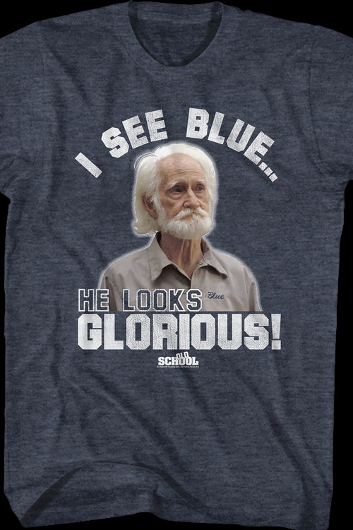 I See Blue He Looks Glorious Old School T-Shirtmain product image