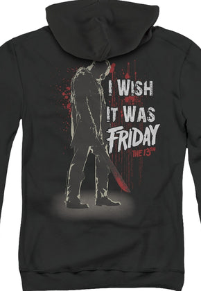I Wish It Was Friday the 13th Zip Up Hoodie