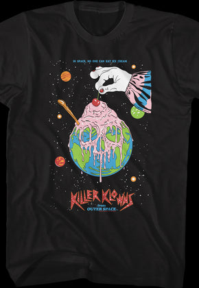 Ice Cream Poster Killer Klowns From Outer Space T-Shirt