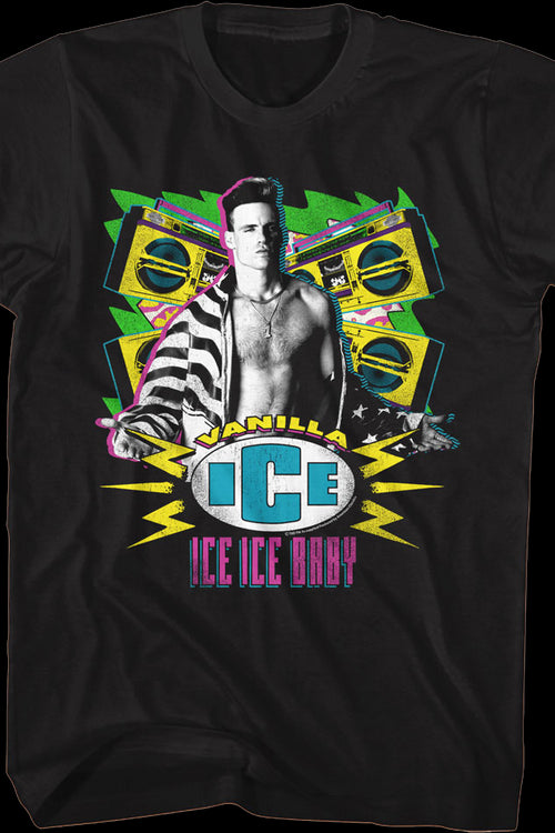 Ice Ice Baby Stereos Vanilla Ice T-Shirtmain product image