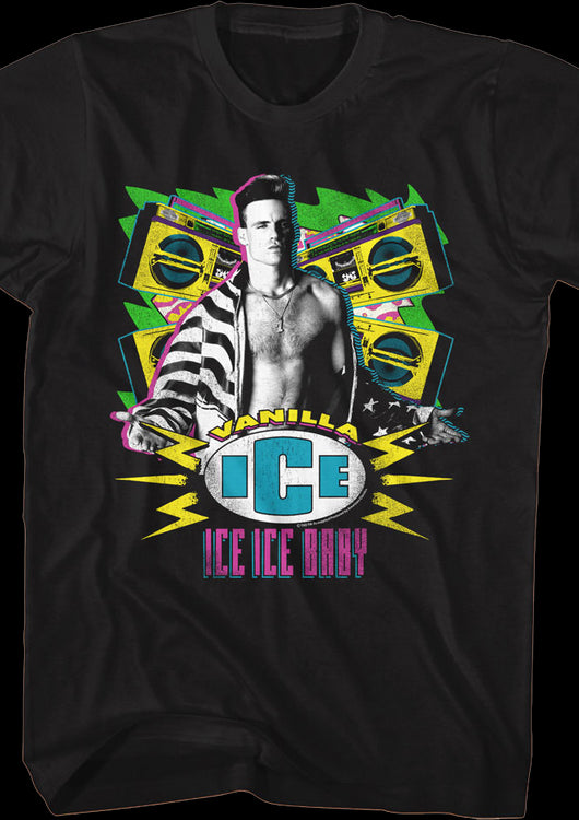 Ice Ice Baby Stereos Vanilla Ice T-Shirt - main product image