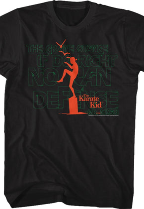 If Do Right No Can Defense Karate Kid T-Shirt