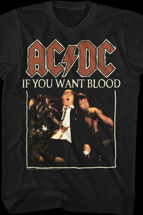 If You Want Blood ACDC T-Shirtmain product image