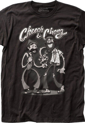 Illustrated Cheech and Chong T-Shirt