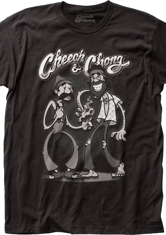 Illustrated Cheech and Chong T-Shirt - main product image