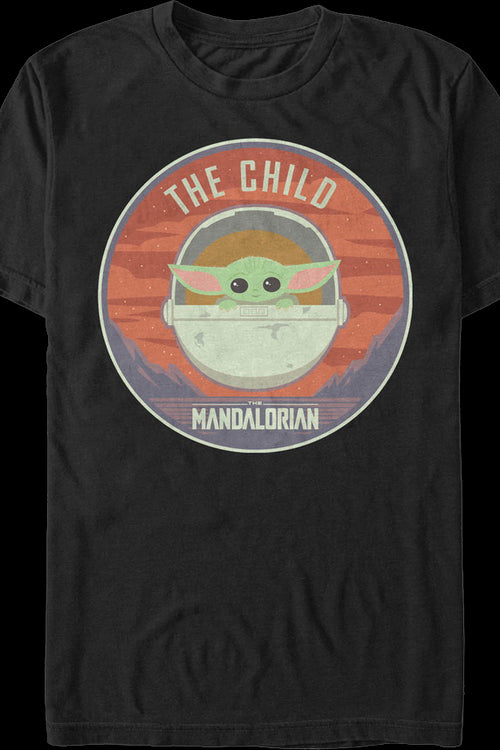 Illustrated Child Star Wars The Mandalorian T-Shirtmain product image