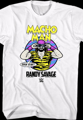 Illustrated Macho Man Randy Savage T-Shirt
