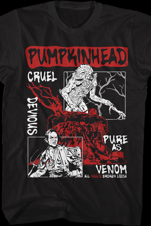 Illustrated Panels Pumpkinhead T-Shirtmain product image