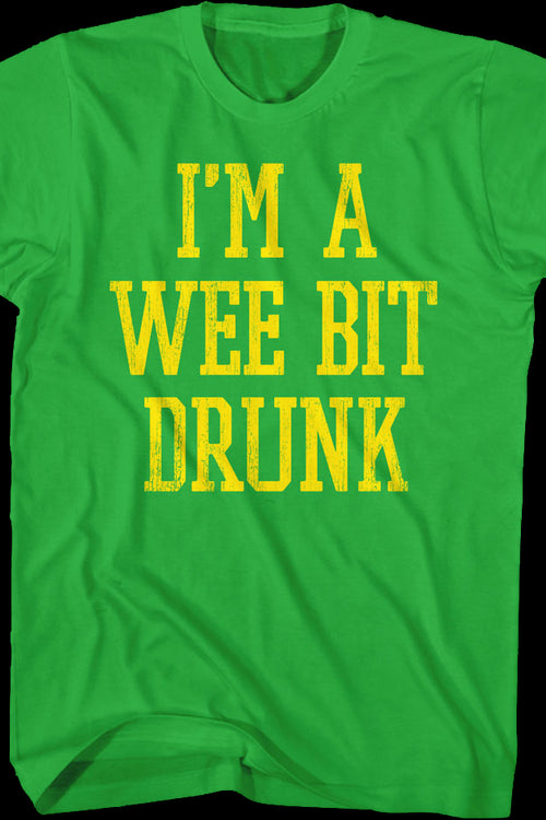 I'm A Wee Bit Drunk St. Patrick's Day T-Shirtmain product image