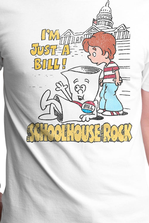 I'm Just A Bill Schoolhouse Rock White T-Shirtmain product image