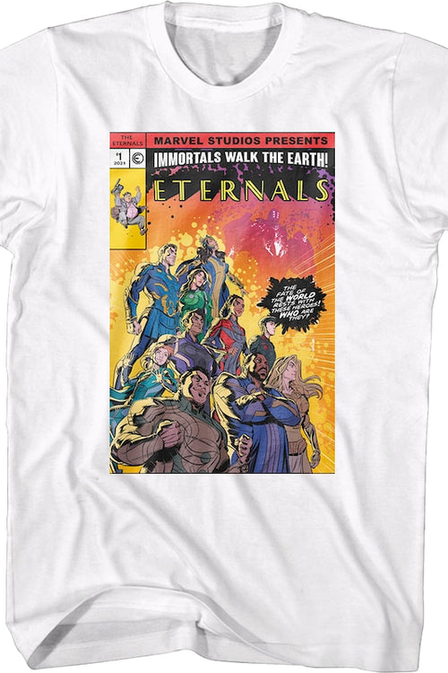 Immortals Walk The Earth Eternals Marvel Comics T-Shirtmain product image