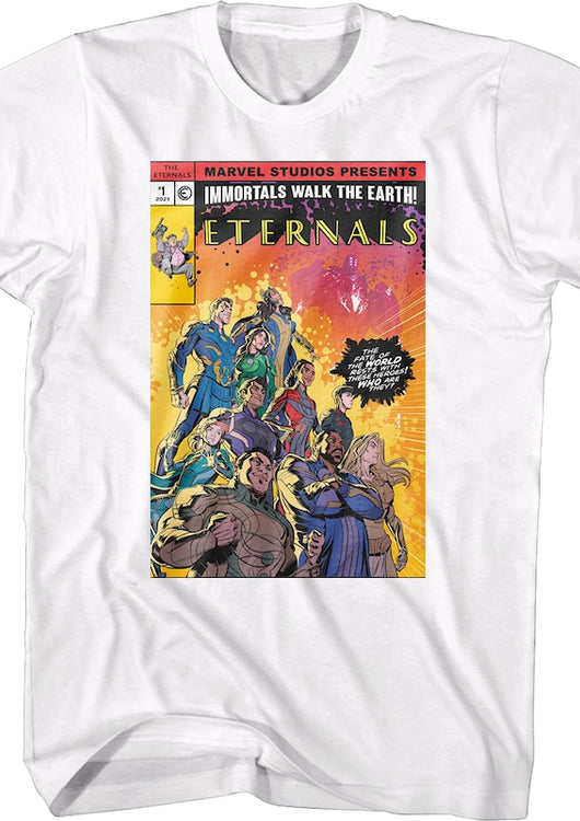 Immortals Walk The Earth Eternals Marvel Comics T-Shirt - main product image