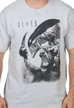 Impaled Head Alien Shirt