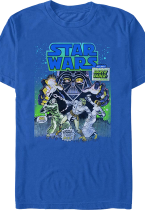 In Battle With Darth Vader Star Wars T-Shirt