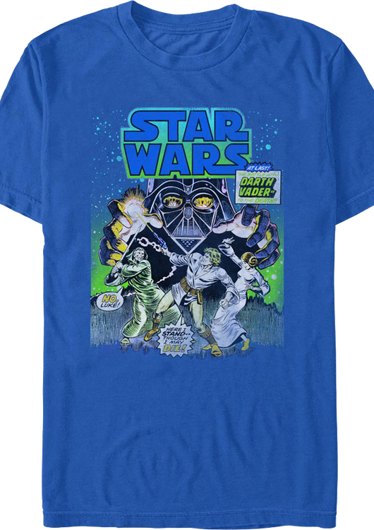 In Battle With Darth Vader Star Wars T-Shirt - main product image
