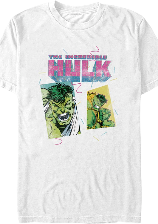 Incredible Hulk Retro 90s Marvel Comics T-Shirt - main product image