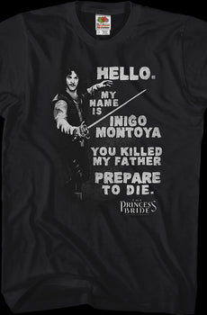 Inigo Montoya Princess Bride T-Shirt