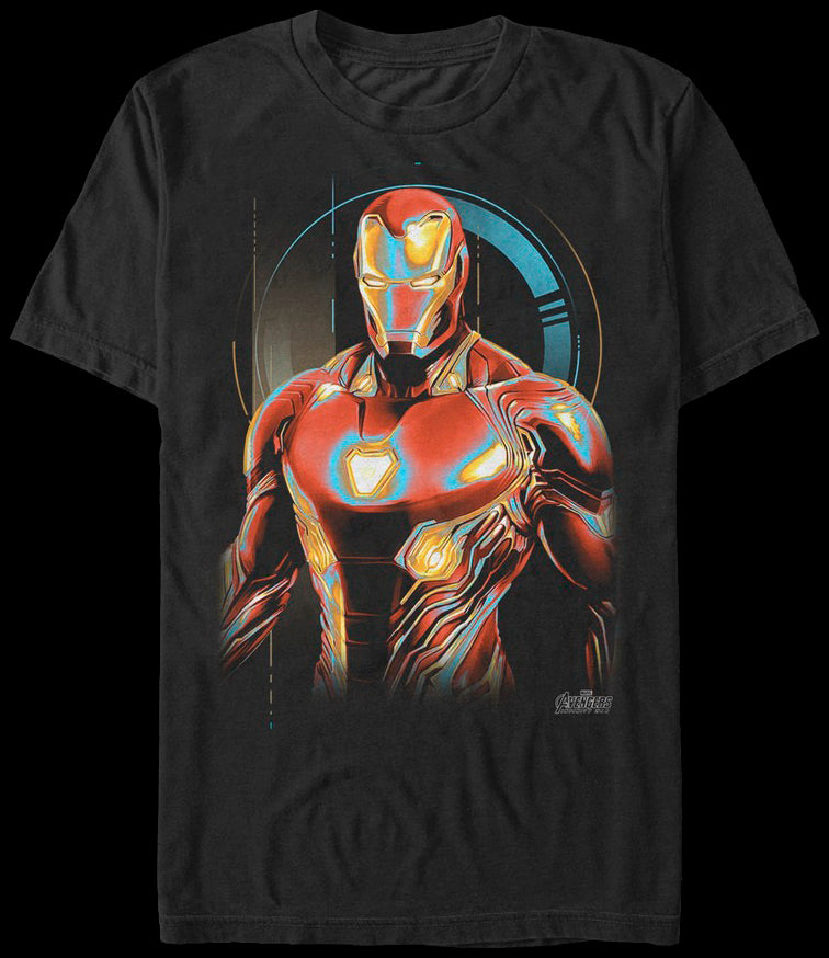Iron man infinity gauntlet shirt deals