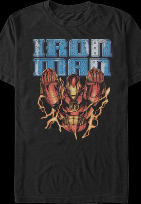 Iron Man Electric Flight Marvel Comics T-Shirt