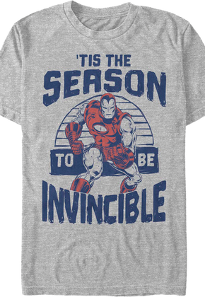 Iron Man 'Tis The Season To Be Invincible Marvel Comics T-Shirt