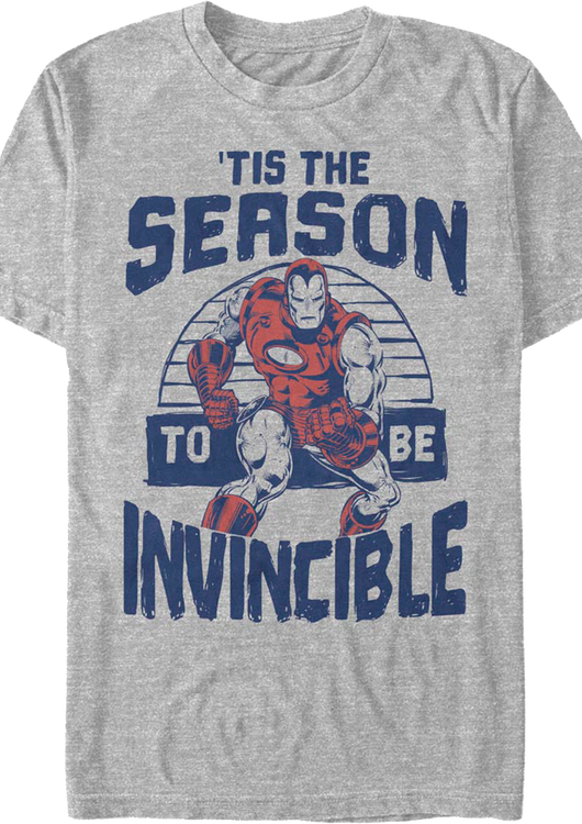 Iron Man 'Tis The Season To Be Invincible Marvel Comics T-Shirt - main product image