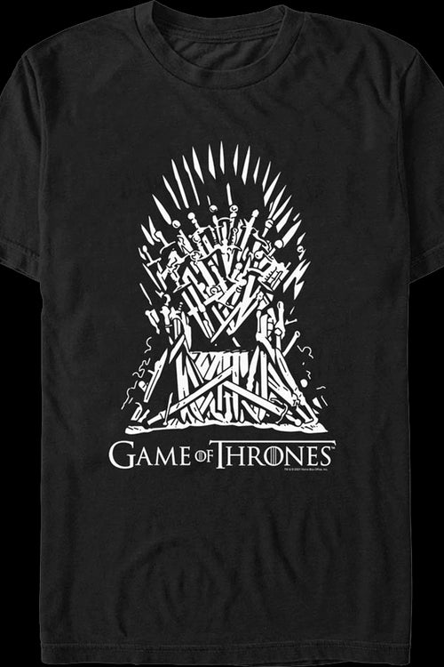 Iron Throne Game Of Thrones T-Shirtmain product image