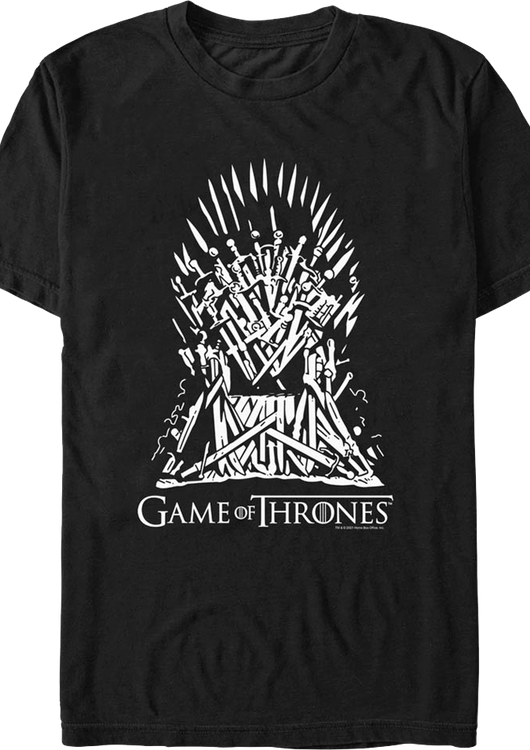 Iron Throne Game Of Thrones T-Shirt - main product image