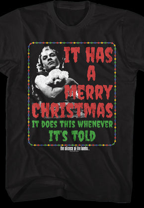 It Has A Merry Christmas Silence Of The Lambs T-Shirt