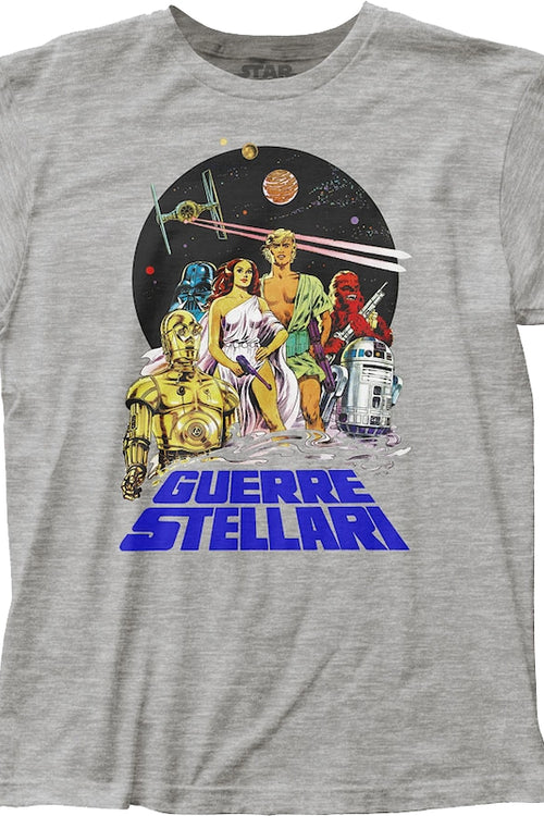 Gray Italian Poster Star Wars T-Shirtmain product image