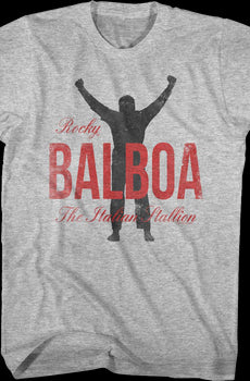 Italian Stallion Silhouette Rocky T-Shirt