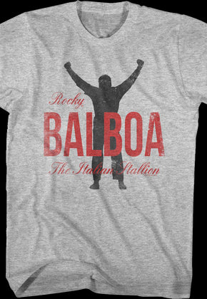 Italian Stallion Silhouette Rocky T-Shirt