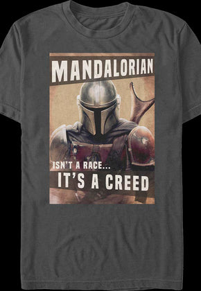 It's A Creed The Mandalorian Star Wars T-Shirt
