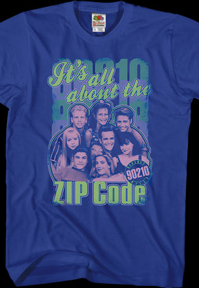 It's All About The Zip Code Beverly Hills 90210 T-Shirt