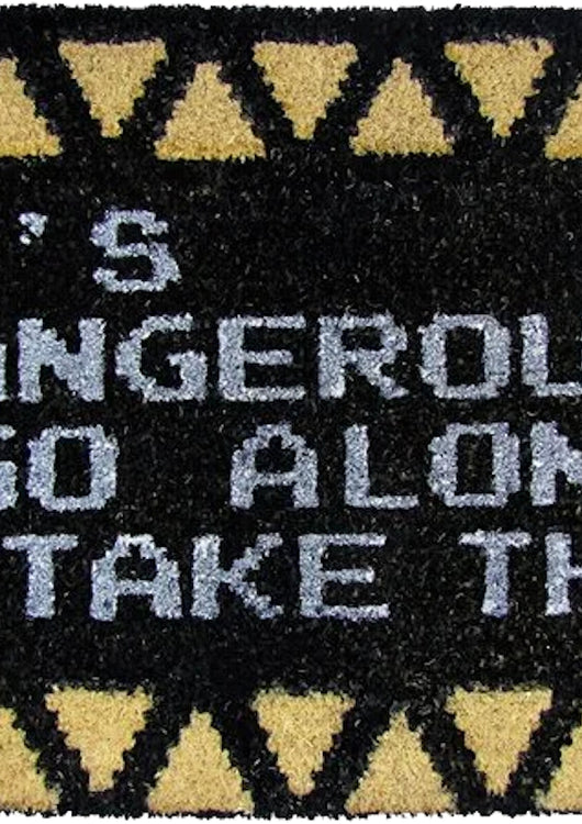 It's Dangerous To Go Alone Legend Of Zelda Doormat - main product image